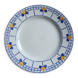 Large Ribeauville presentation plate from Sarreguemines