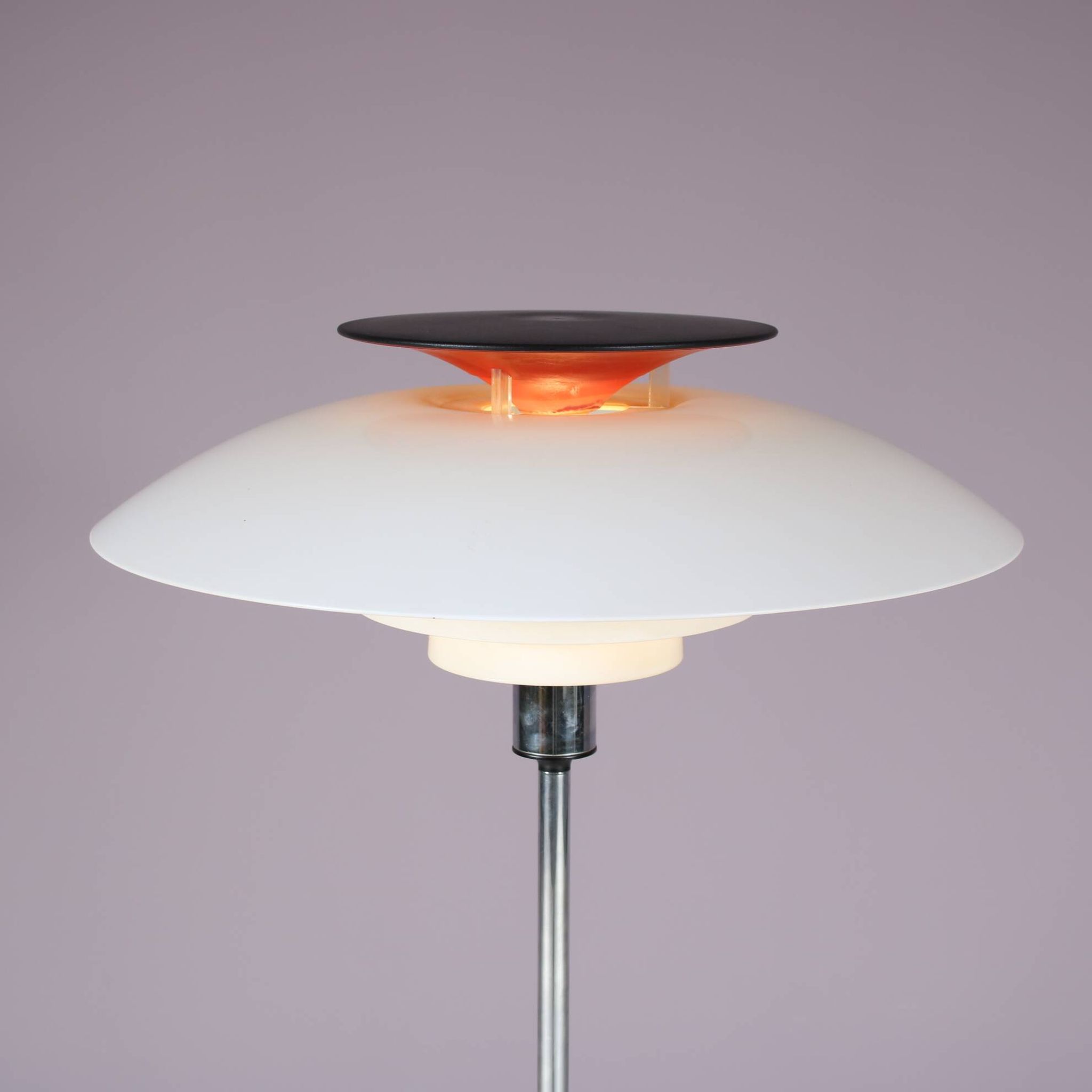 Poul Henningson "PH80" floor lamp from the 1970s for Louis Poulsen, Denmark.