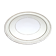 Limoges porcelain pie dish with gold trim, 32cm.