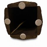 Brass and bronze lamp, Luciano Frigerio, Italy, 1970s