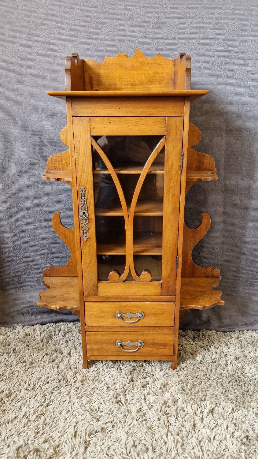 Art Nouveau wall shelf