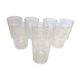 Ensemble de 8 verres à thé