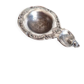Christofle silversmith / Antique metal-plated tea strainer