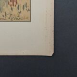 Lithograph by Henri Rivière, The Magic of the Hours - The Rising Storm