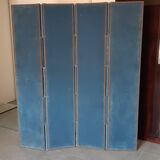 Antique screen with 4 leaves or 4 double-sided panels