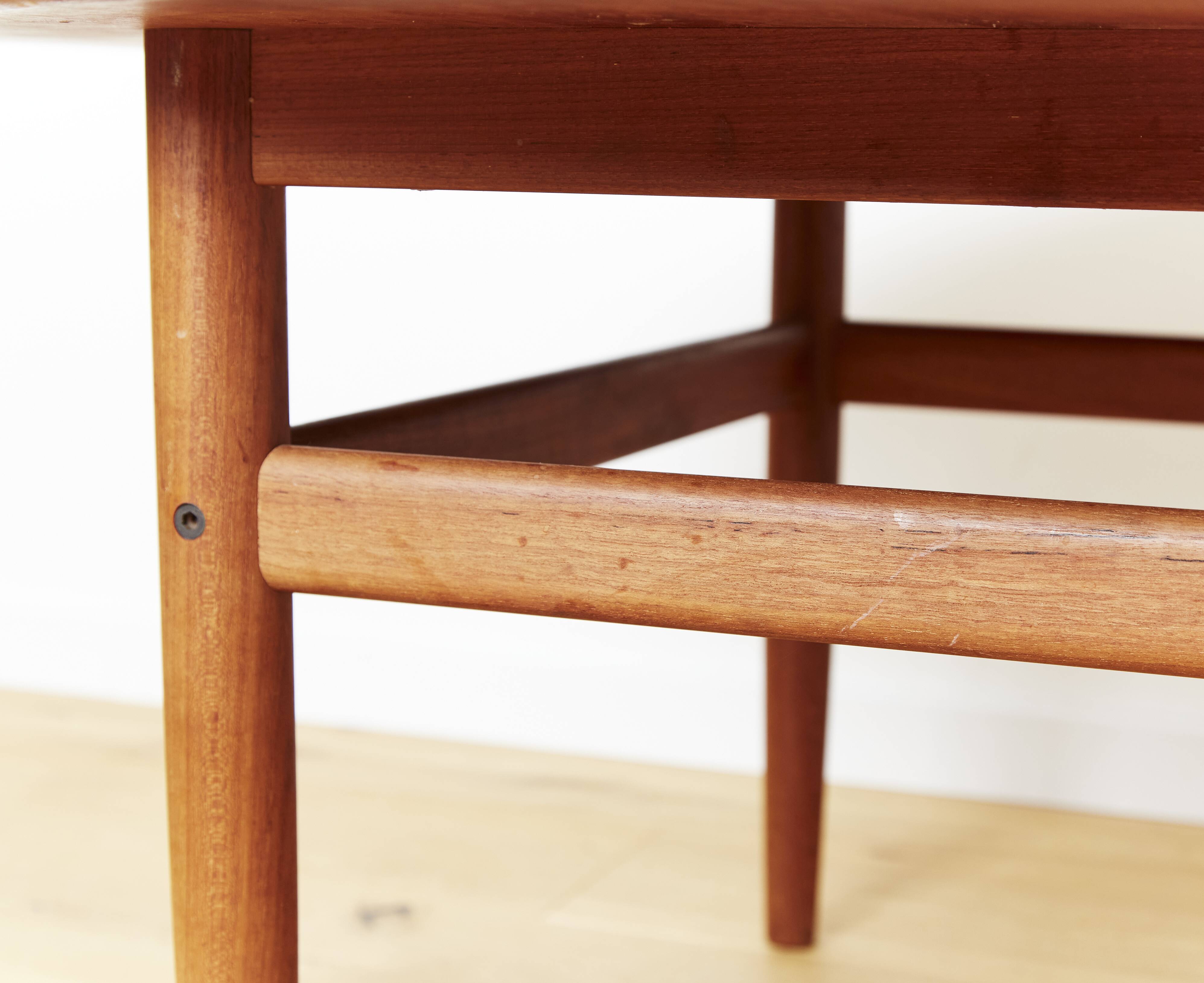 Table basse vintage par Niels Bach pour Niels Bach As, années 1960