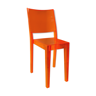 Kartell La Marie chair by Philippe Starck, orange, neon, stacking chair, outdoor, made in Italy