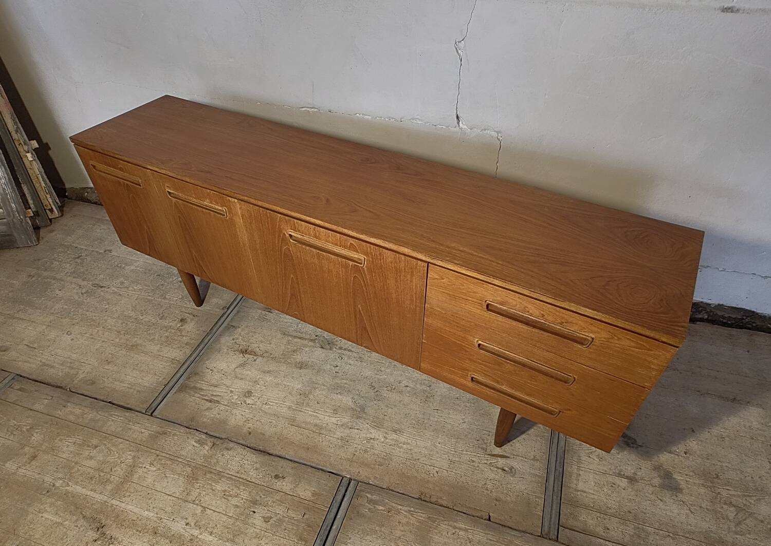 Vintage Scandinavian mid-century enfilade from the 1960s.