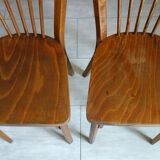 Pair of Baumann bistro chairs 50s/60s