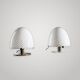 Table lamp by Mazzega model LT 394 in Murano glass swirl 1970.
