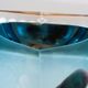 Antique ashtray pocket tray murano glass sommerso italy - flavio poli years