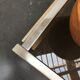70s coffee table in chrome and smoked glass