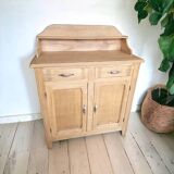 Old oak sideboard and shelf