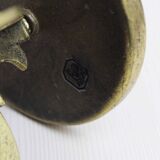 Bronze candlestick by Guiseppe Gallo 1960