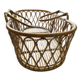 Rattan cradle