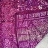 Moroccan rug Beni M'Guild purple - 296 x 192 cm