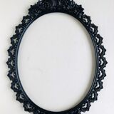 Black lacquered bronze frame