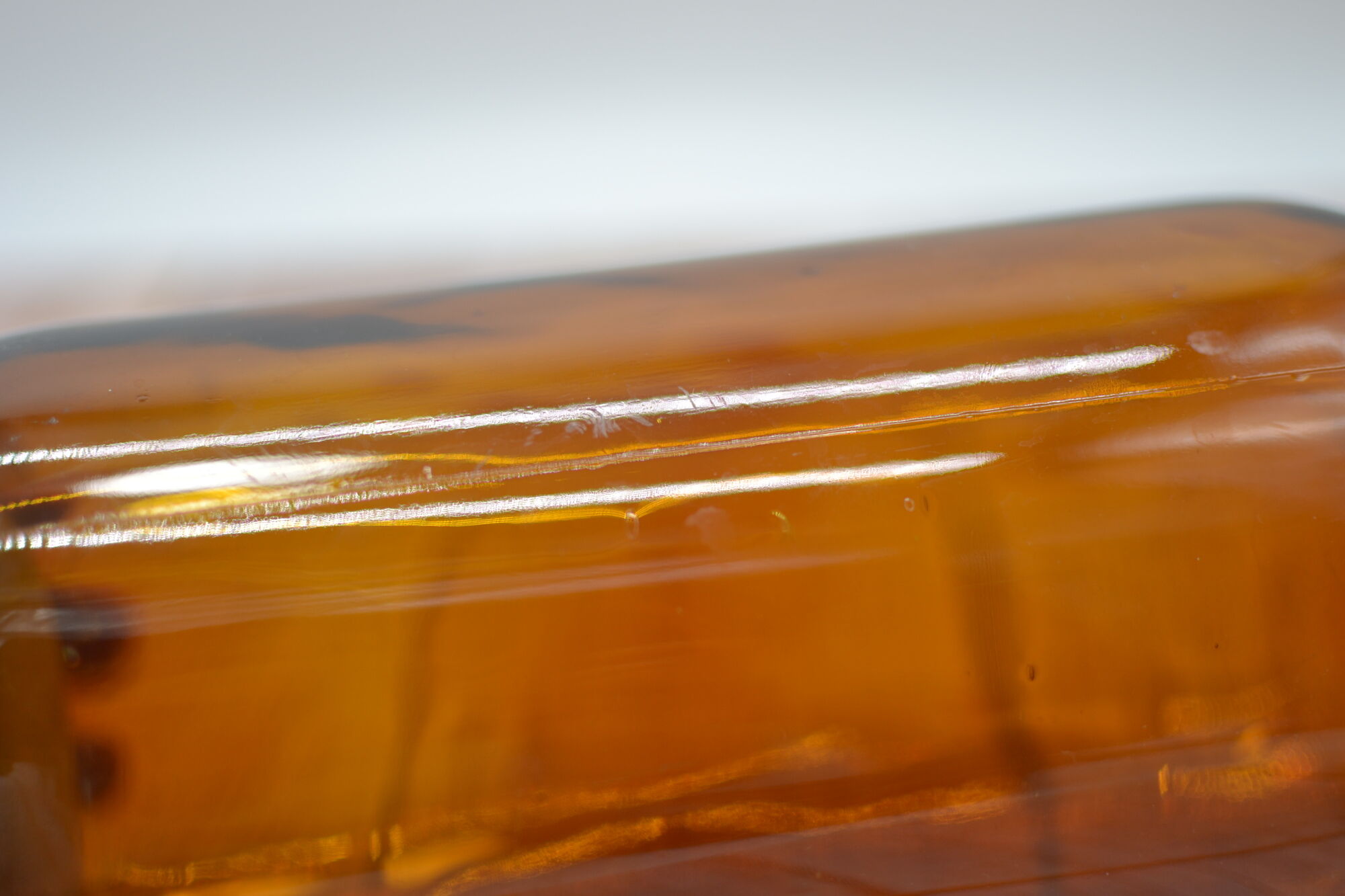 Old bottle amber glass pharmacy large capacity 2 liters