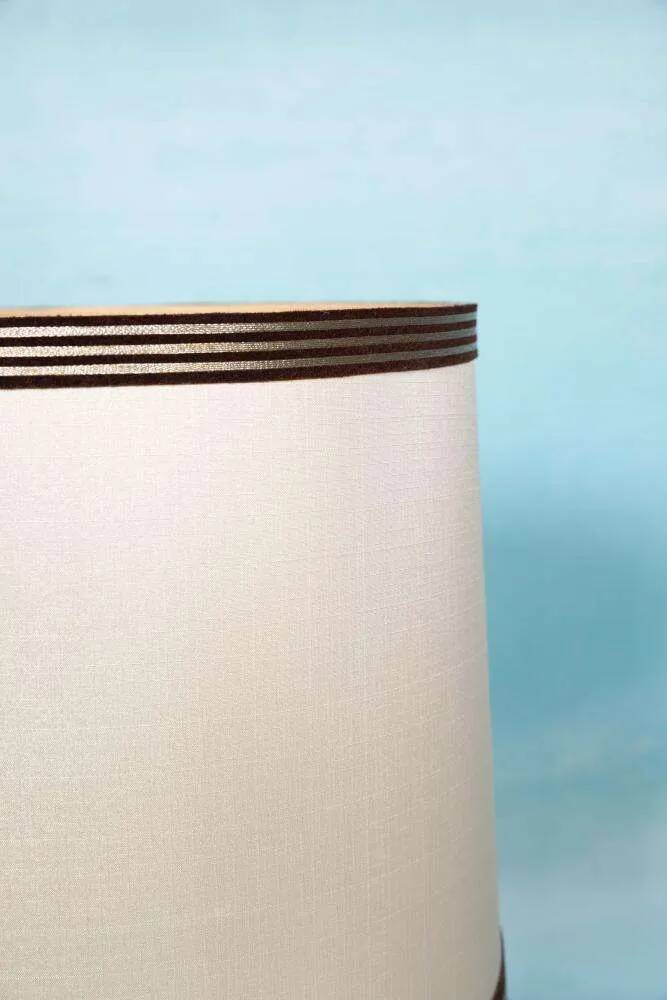 1960s bohemian table lamp, space age wooden bedside lamp