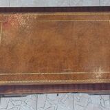 English double-sided mahogany desk