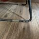 Paire de fauteuils vintage rouge bordeaux