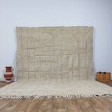 Handmade wool Berber rug 345x257 cm