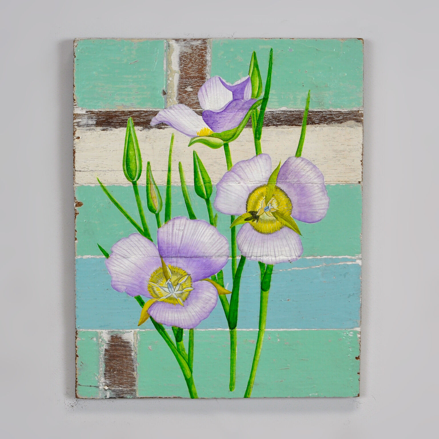 Painting on driftwood