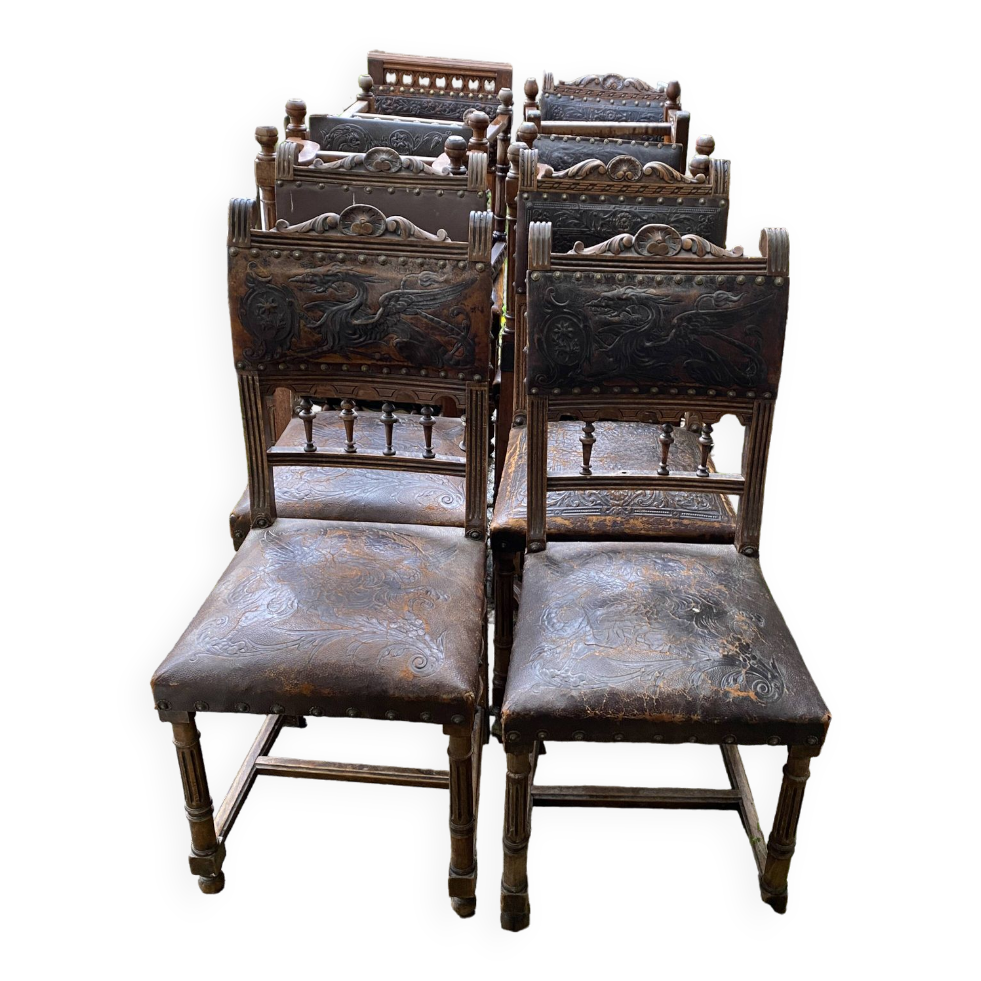 lot de 12 chaises