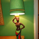 60'S ceramic vintage lamp