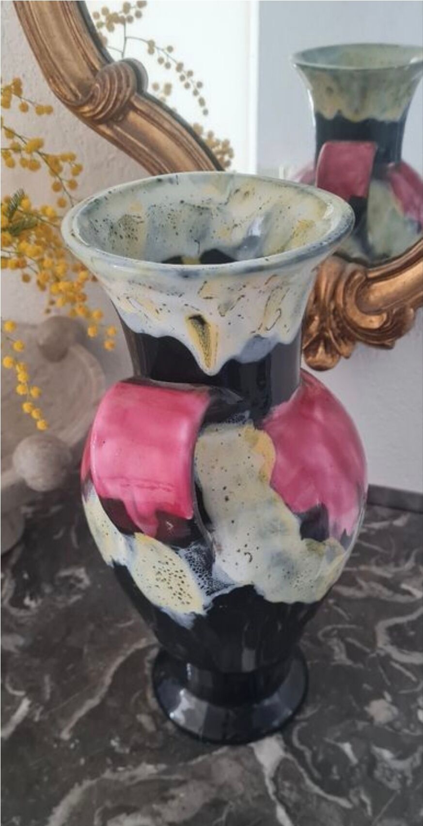Vase de style Vallauris, années 70