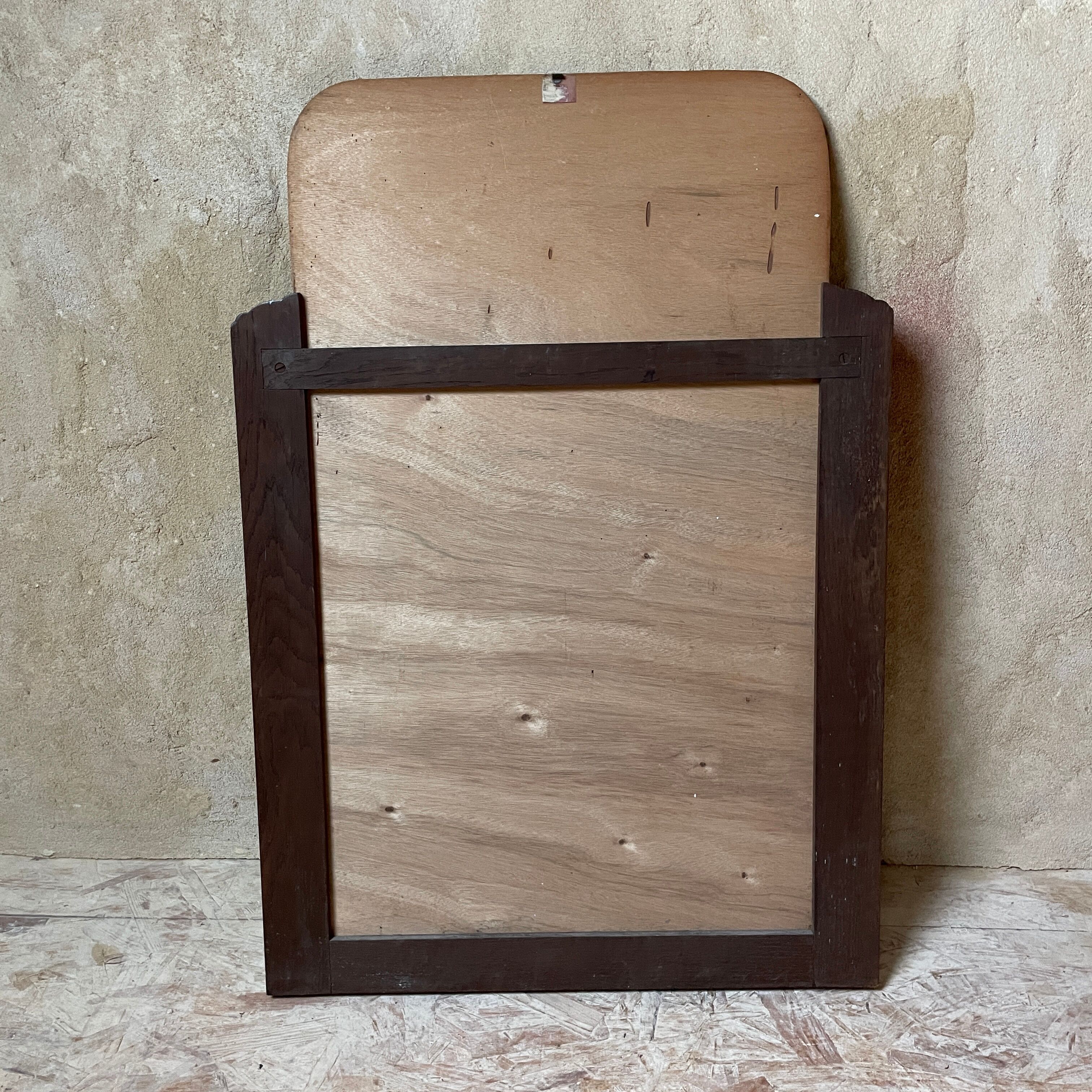 Wooden mirror dressing table - art deco style, 95x66 cm