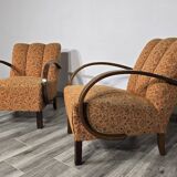 Set of Vintage Armchairs by Jindrich Halabala, 1940s