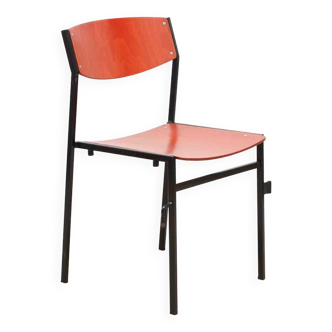 Gijs van der Sluiss chair red