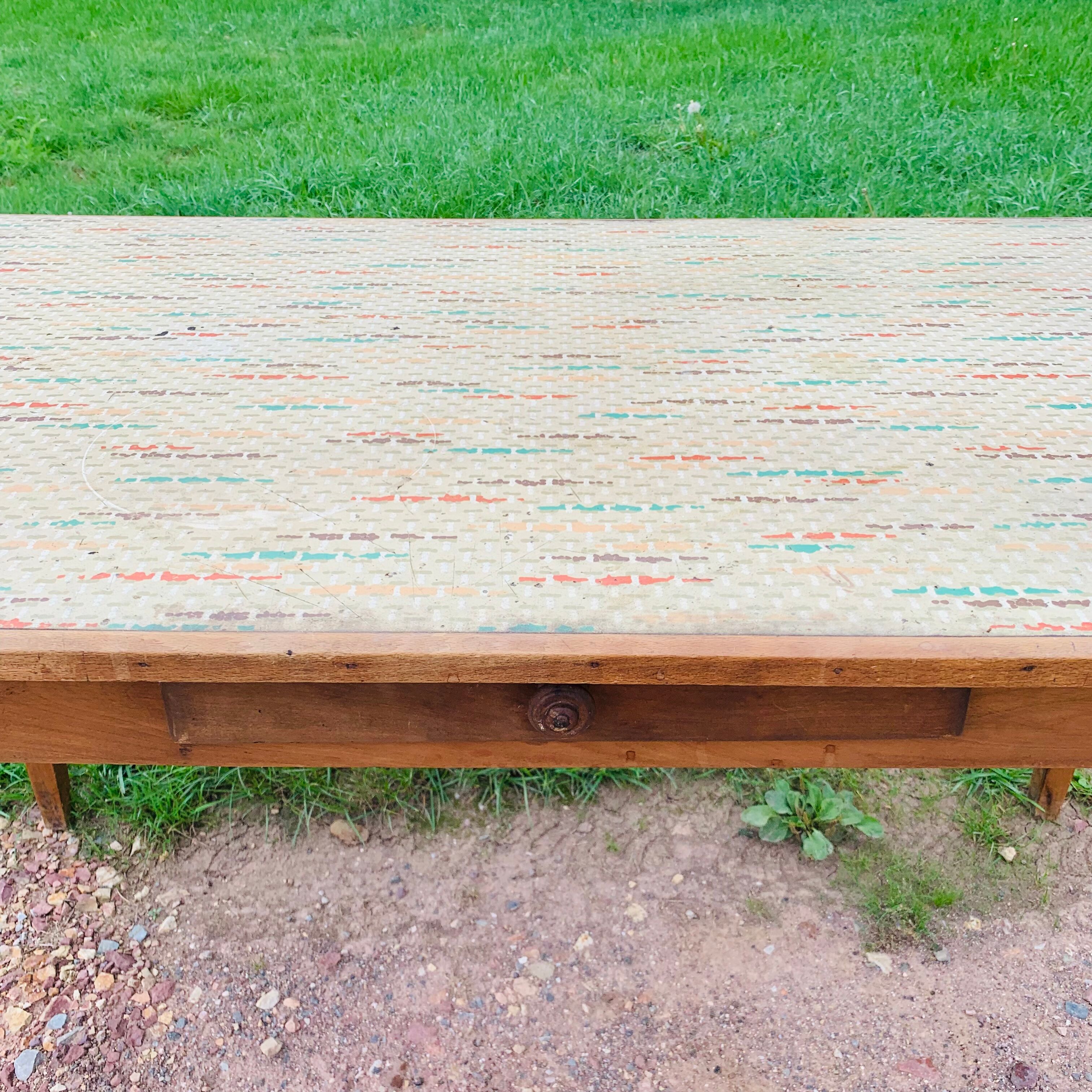 Farmhouse table - 1m38 long