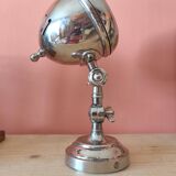 Adjustable brushed metal spotlight - articulated headlight lamp