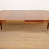 Vintage round dining table | Rosewood | Extendable