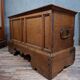 Oak chest with moulded panels – rustic work – 18th century