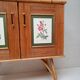 Buffet bambou refendu et rotin années 50/60