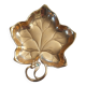 Art nouveau vine leaf cup in gilded metal manufacture wmf