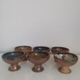 Set of 6 standing sandstone standing sections