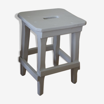 Tabouret chêne blanc artisanal