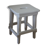 Handcrafted white oak stool
