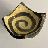 Ashtray in raku, circa 1990/2000