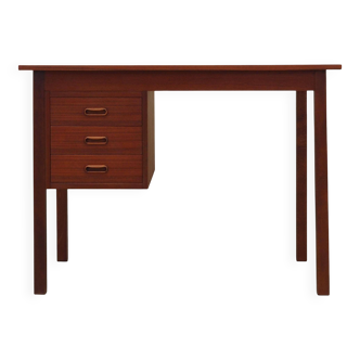 Teak desk, Danish design, 1970s, production: Denmark