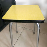 Yellow Formica stool
