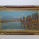 Landscape by Paul Berthier, oil on panel