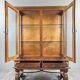 Carved oak display case, Neo-Renaissance style, 20th century