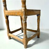 Chaise ancienne suédoise de style gustavien en pin du XVIIIe siècle