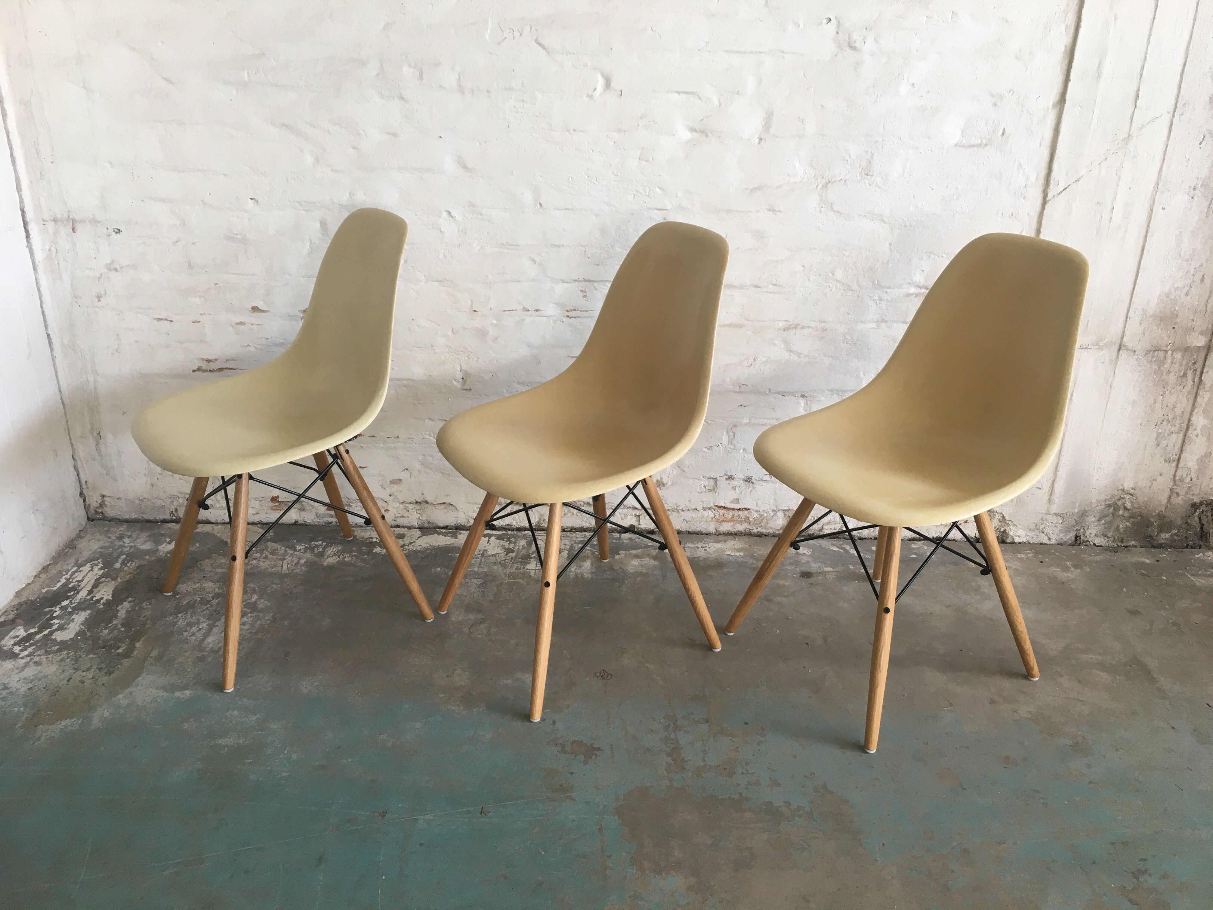 Ensemble de 6 chaises à manger DSW par Charles et Ray Eames