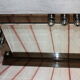 Vintage bathroom lodge mirror